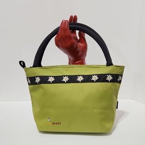 Sherpani Pinot Bag With Embroidered Logo & Daisy Detailing